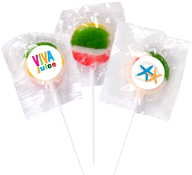 promotional custom lollipops personalised candy