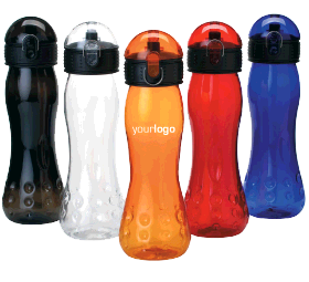 promotional drink bottle capped four