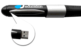 promotional branded pen custom usb flash drive